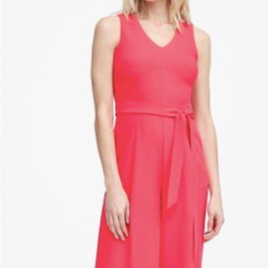 Pink V Neck Jumpsuit - BNWOT